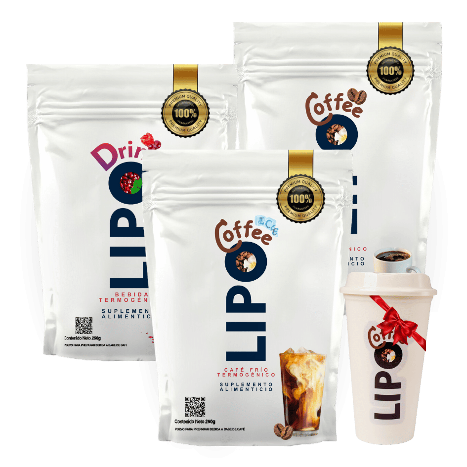 Fusión LipoICEcoffee+Lipodrink+Lipocoffee