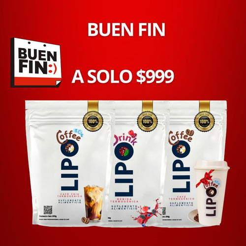 Fusión LipoICEcoffee+Lipodrink+Lipocoffee