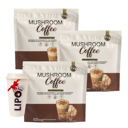 3 Bolsas de MushroomCoffee