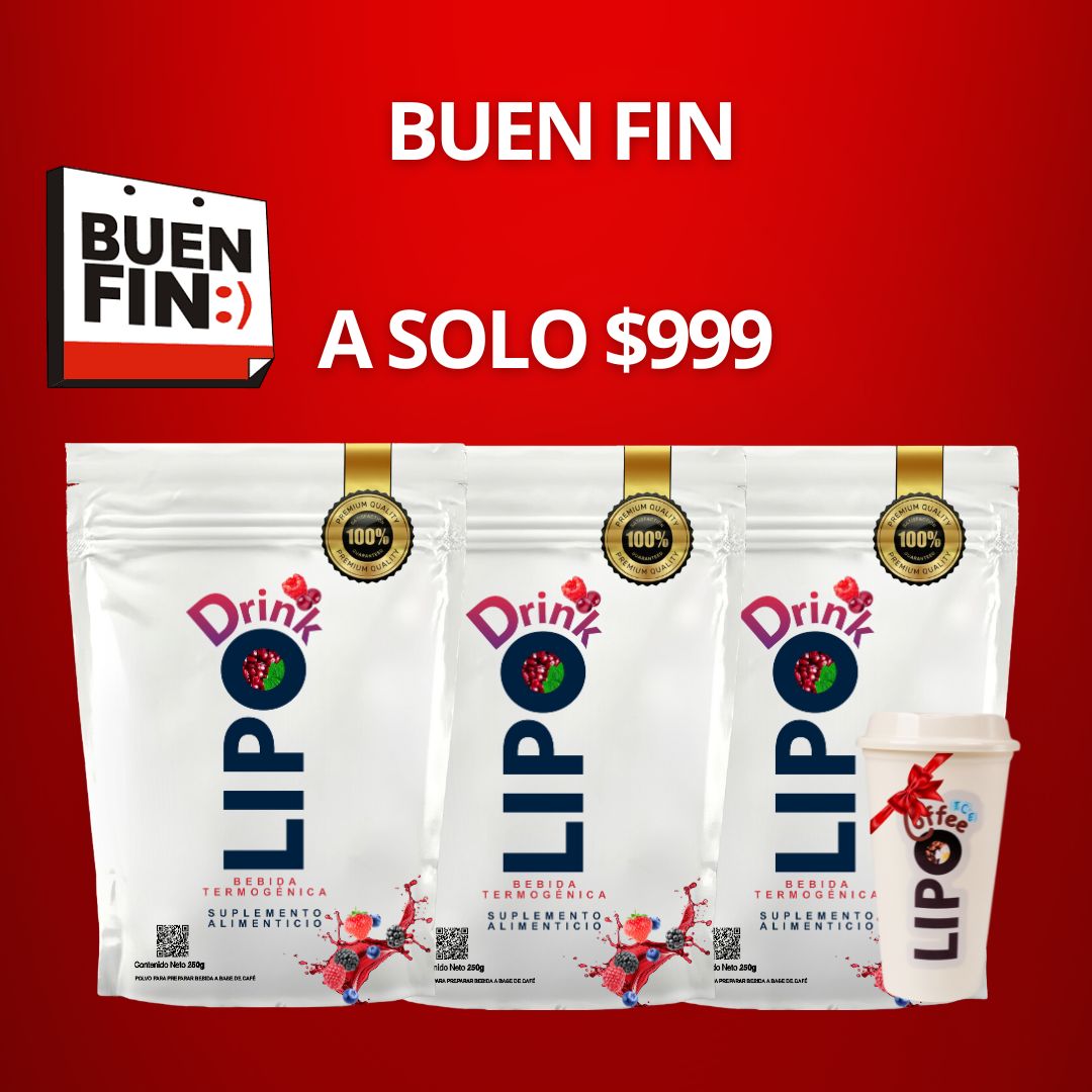 3 Bolsas de LipoDrink