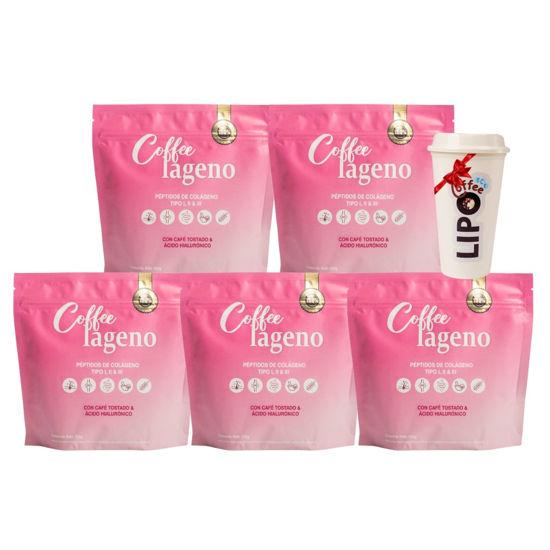 5 bolsas de CoffeeLageno