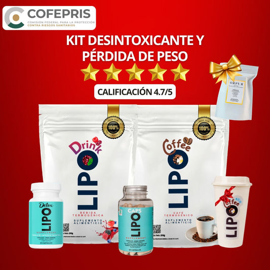 Kit desintoxicante y pérdida de peso