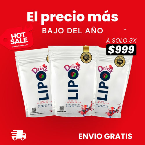 3 Bolsas de LipoDrink
