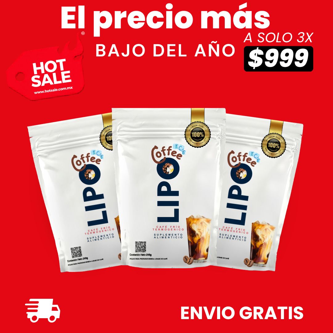3 Bolsas de LipoICEcoffee