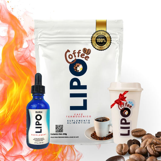 Combo Lipocoffee+Lipoburn+Vaso de regalo