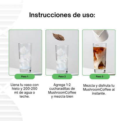 1 Mes y medio de MushroomCoffee