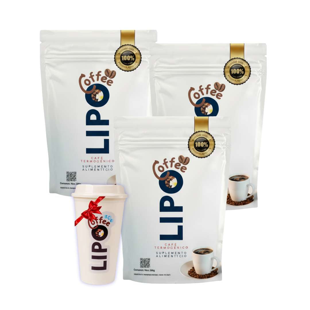 3 bolsas de LipoCoffee