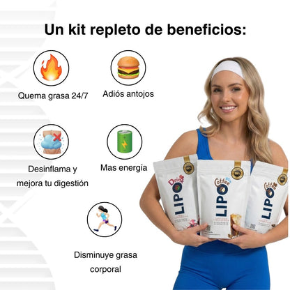 Fusión LipoICEcoffee+Lipodrink+Lipocoffee